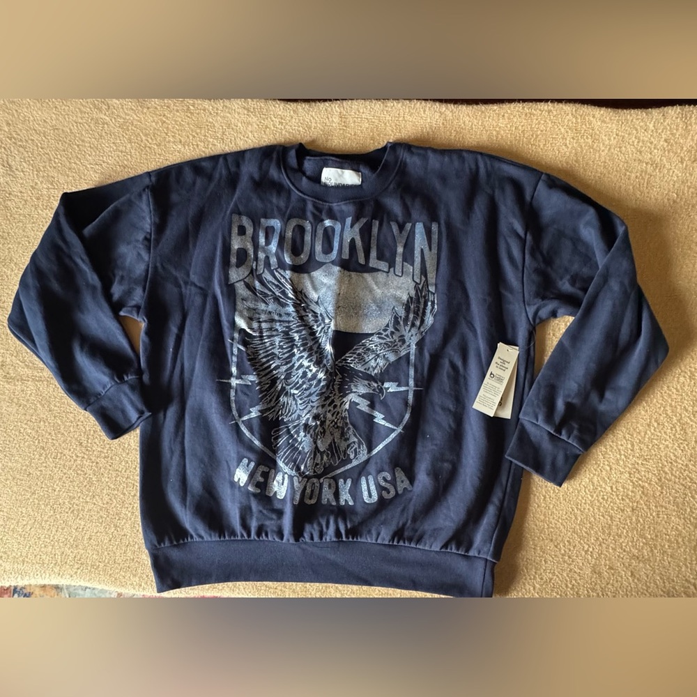 No Boundaries Brooklyn Graphic Sweatshirt